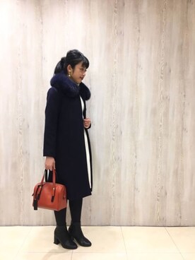 「Te chichi CLASSIC（テチチクラシック）のアイテム（ジャケット/アウター）」を使った、yumi.techichiさん（レディース・163cm）の秋コーディネート