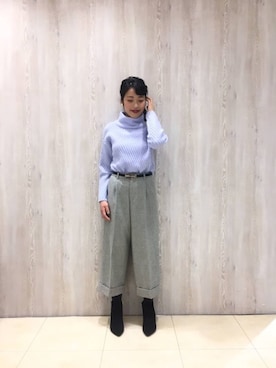 yumi.techichiさん（レディース・163cm）の冬コーディネート