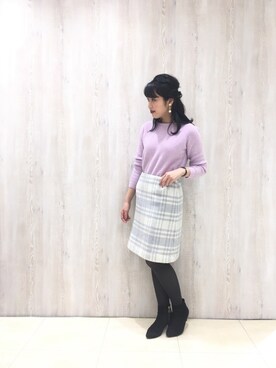 yumi.techichiさん（レディース・163cm）の冬コーディネート