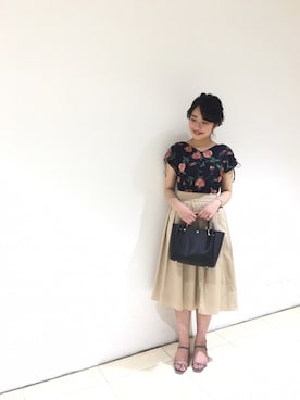 「Te chichi CLASSIC（テチチクラシック）のアイテム（シューズ）」を使った、yumi.techichiさん（レディース・163cm）の春コーディネート