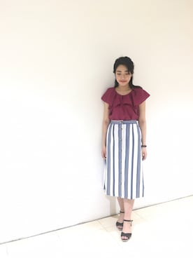 yumi.techichiさん（レディース・163cm）の夏コーディネート