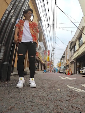 「Avanti（アヴァンティ）のアイテム」を使った、yyyyaaaさん（メンズ・171cm）の夏コーディネート