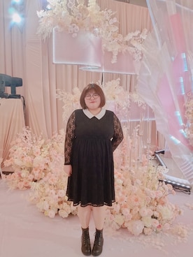「PUNYUS（プニュズ）のアイテム（ワンピース/ドレス）」を使った、IKUさん（レディース・167cm）の冬コーディネート