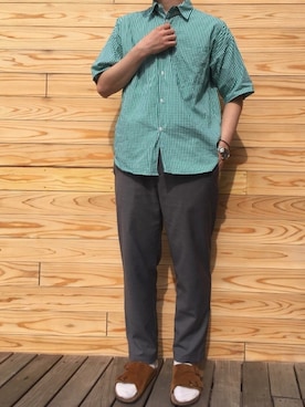 「アイテム（バングル/リストバンド）」を使った、いとっちさん（メンズ・170cm・20代）の春コーディネート