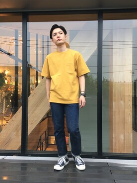 「Ray Adakai（レイ・アダカイ）のアイテム」を使った、いとっちさん（メンズ・171cm）の夏コーディネート