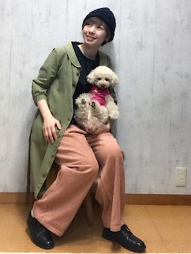 「Palanco（パランコ）のアイテム」を使った、chaco♪さん（レディース・157cm）の冬コーディネート