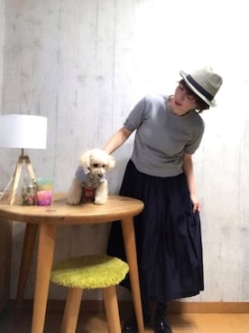 「SCYE BASICS（サイベーシックス）のアイテム（ワンピース/ドレス）」を使った、chaco♪さん（レディース・157cm）の秋コーディネート