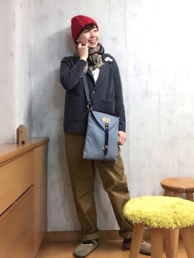 「grin（グリン）のアイテム（アクセサリー）」を使った、chaco♪さん（レディース・157cm）の春コーディネート