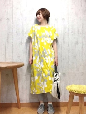 「Yes（イエス）のアイテム」を使った、chaco♪さん（レディース・157cm）の夏コーディネート