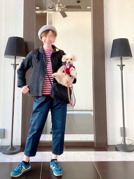 「SCYE BASICS（サイベーシックス）のアイテム」を使った、chaco♪さん（レディース・157cm）の春コーディネート