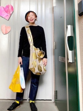 「SCYE BASICS（サイベーシックス）のアイテム」を使った、chaco♪さん（レディース・157cm）の春コーディネート