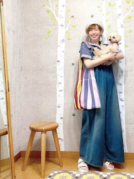 「EPICE（エピス）のアイテム」を使った、chaco♪さん（レディース・157cm）の夏コーディネート