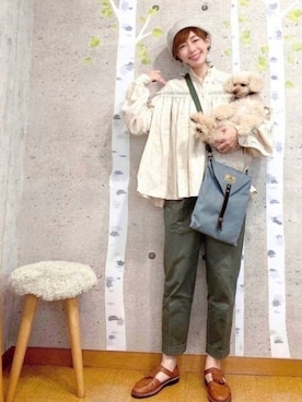 「SCYE BASICS（サイベーシックス）のアイテム」を使った、chaco♪さん（レディース・157cm）の秋コーディネート