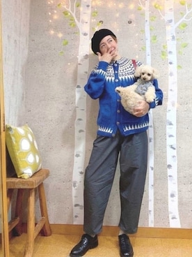 「Palanco（パランコ）のアイテム」を使った、chaco♪さん（レディース・157cm）の冬コーディネート