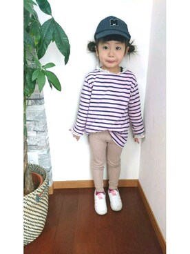 skhanaさん（キッズ・100cm）の春コーディネート