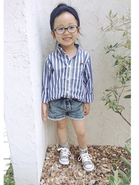 skhanaさん（キッズ・100cm）の春コーディネート