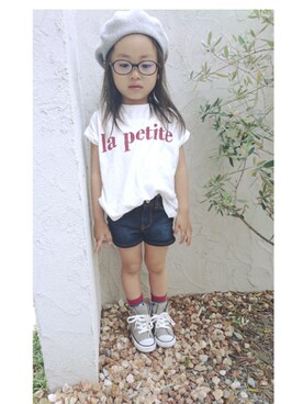 skhanaさん（キッズ・100cm）の春コーディネート