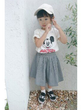 skhanaさん(キッズ・100cm)の夏コーディネート