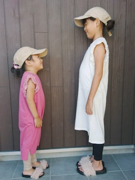 skhanaさん（キッズ・100cm）の夏コーディネート