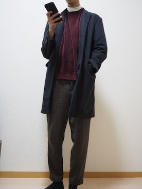 こうさん（メンズ・177cm）の冬コーディネート