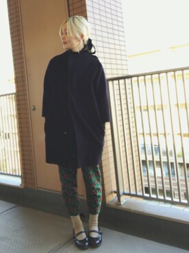 「nitca（ニトカ）のアイテム（その他アウター）」を使った、だまこさん（レディース・162cm）の冬コーディネート