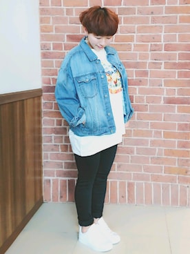 「NiCORON（ニコロン）のアイテム」を使った、immisaさん（レディース・154cm）の冬コーディネート