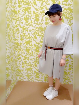 「Lee（リー）のアイテム（帽子）」を使った、immisaさん（レディース・154cm）の春コーディネート