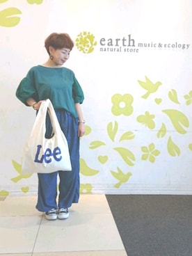 「Lee（リー）のアイテム（バッグ）」を使った、immisaさん（レディース・154cm）の春コーディネート