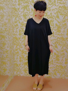 「タッセルイヤリング」｜immisaさん（レディース・154cm）の春コーディネート
