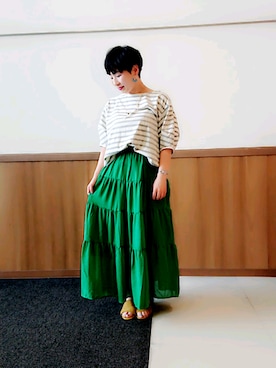 immisaさん(レディース・154cm)の夏コーディネート