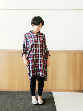 「ORiental TRaffic(ORiental TRaffic)」｜「アイテム（チュニック）」を使った、immisaさん（レディース・154cm）の夏コーディネート