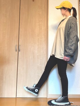 「RETRO GIRL（レトロガール）のアイテム（スウェット）」を使った、annaさん（レディース・162cm）の秋コーディネート