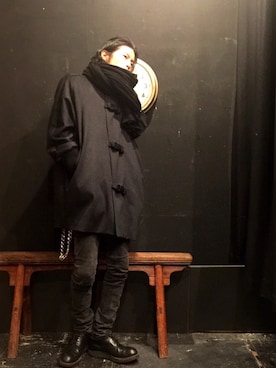 「superNova.（スーパーノヴァ）のアイテム（ジャケット/アウター）」を使った、Rosyさん（メンズ・176cm）の冬コーディネート