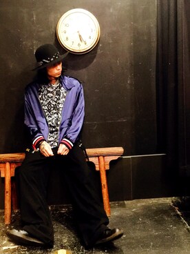 「superNova.（スーパーノヴァ）のアイテム（ジャケット/アウター）」を使った、Rosyさん（メンズ・176cm）の冬コーディネート