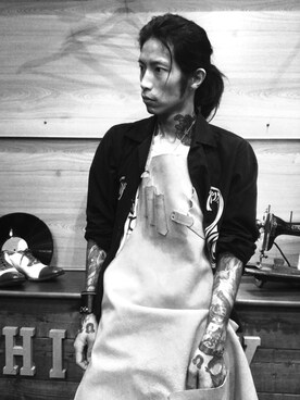 「SKULL（スカル）のアイテム」を使った、Rosyさん（メンズ・176cm）の夏コーディネート