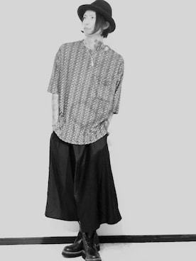 「anglasad（アングラサッド）のアイテム」を使った、Rosyさん（メンズ・176cm）の夏コーディネート