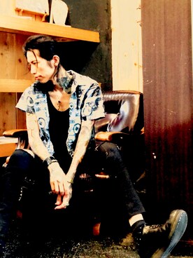 「SKULL（スカル）のアイテム」を使った、Rosyさん（メンズ・176cm）の夏コーディネート