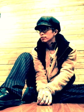 「superNova.（スーパーノヴァ）のアイテム（ジャケット/アウター）」を使った、Rosyさん（メンズ・176cm）の冬コーディネート