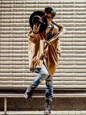 「superNova.（スーパーノヴァ）のアイテム（ジャケット/アウター）」を使った、Rosyさん（メンズ・176cm）の秋コーディネート