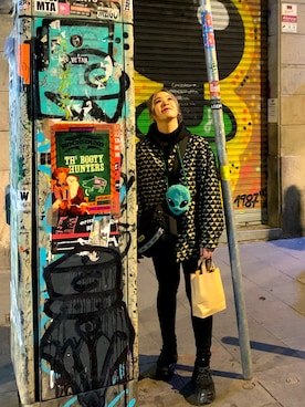 「UNIQLO（ユニクロ）のWOMEN ウルトラストレッチジーンズ（デニムパンツ）」を使った、MONACOさん（レディース・164cm）の冬コーディネート