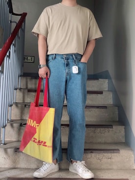 「AAA(トリプルエー)(トリプルエー)のアイテム」を使った、프랭크さん(メンズ・168cm)の夏コーディネート