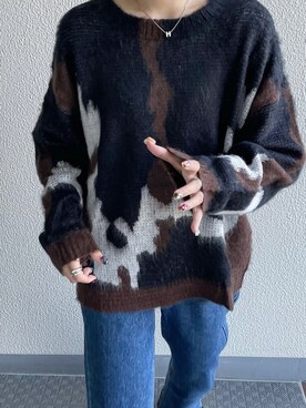 「OpenCLOSE（オープンクローズ）のアイテム（トップス）」を使った、kaakoさん（レディース・151cm）の冬コーディネート