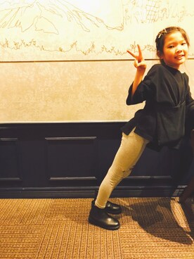 riii→a♡さん（キッズ・126cm）の秋コーディネート