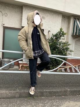 「SILAS(サイラス)のアイテム(その他アウター)」を使った、チンネンさん(メンズ・170cm)の冬コーディネート