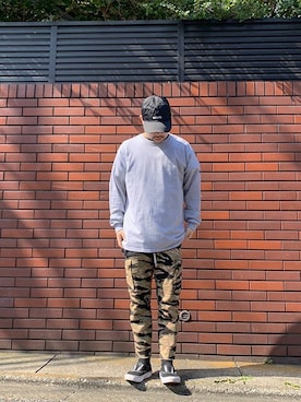 「SILAS（サイラス）のアイテム（キャップ）」を使った、チンネンさん（メンズ・170cm）の春コーディネート