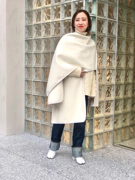 馬場 千久沙さん（レディース・156cm）の冬コーディネート