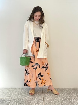 馬場 千久沙さん(レディース・156cm)の春コーディネート