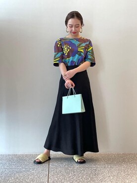 馬場 千久沙さん（レディース・156cm）の夏コーディネート