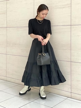 馬場 千久沙さん(レディース・156cm)の秋コーディネート