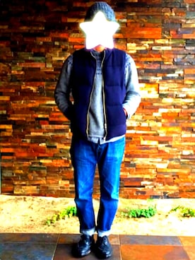 「NOR'EASTERLY（ノアイースターリー）のアイテム」を使った、Toyaさん（メンズ・175cm）の冬コーディネート